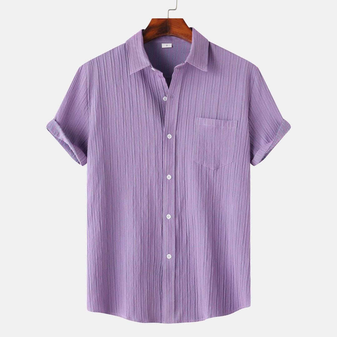 Ethan | Slim Fit Kortärmad Poloshirt För Varmt Väder 2