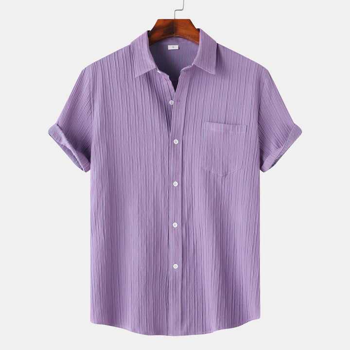 Ethan | Slim Fit Kortärmad Poloshirt För Varmt Väder 2