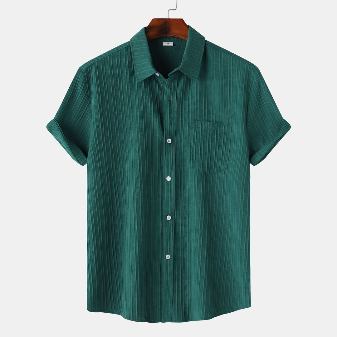 Ethan | Slim Fit Kortärmad Poloshirt För Varmt Väder 3