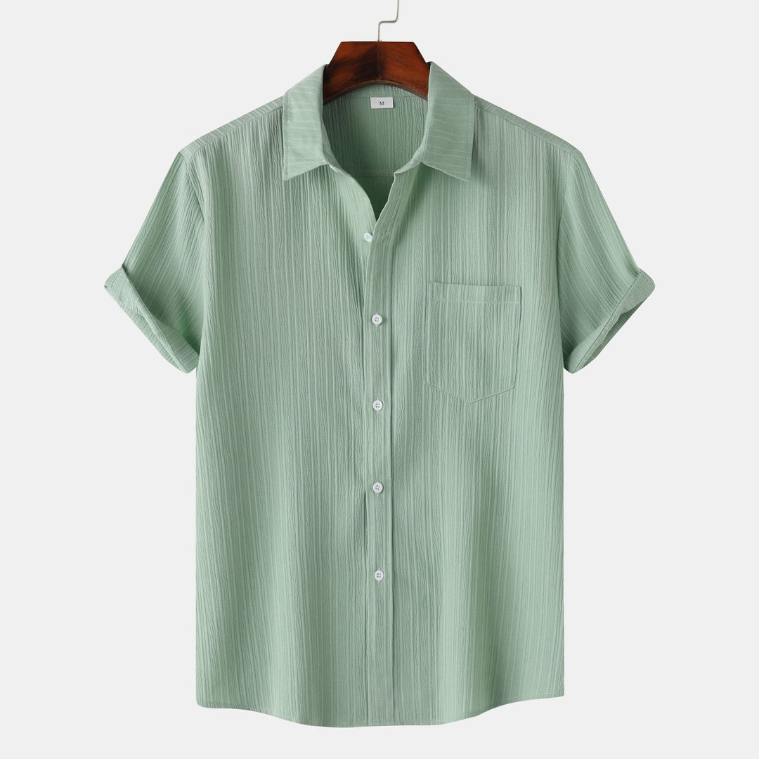 Ethan | Slim Fit Kortärmad Poloshirt För Varmt Väder 4
