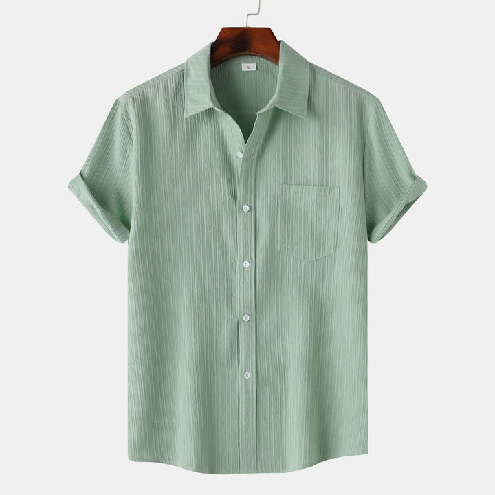 Ethan | Slim Fit Kortärmad Poloshirt För Varmt Väder 4