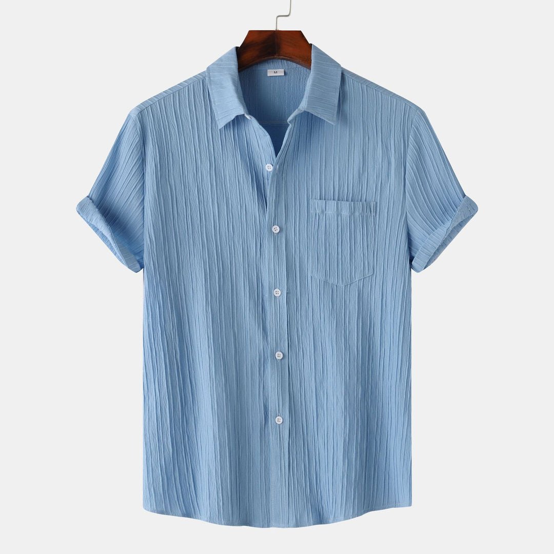 Ethan | Slim Fit Kortärmad Poloshirt För Varmt Väder 5