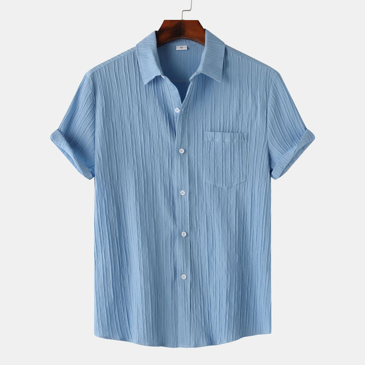 Ethan | Slim Fit Kortärmad Poloshirt För Varmt Väder 5