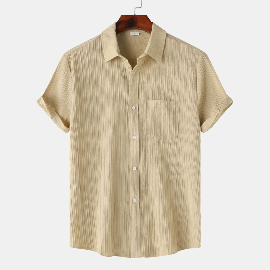 Ethan | Slim Fit Kortärmad Poloshirt För Varmt Väder 6