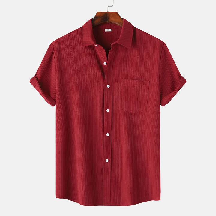 Ethan | Slim Fit Kortärmad Poloshirt För Varmt Väder 7