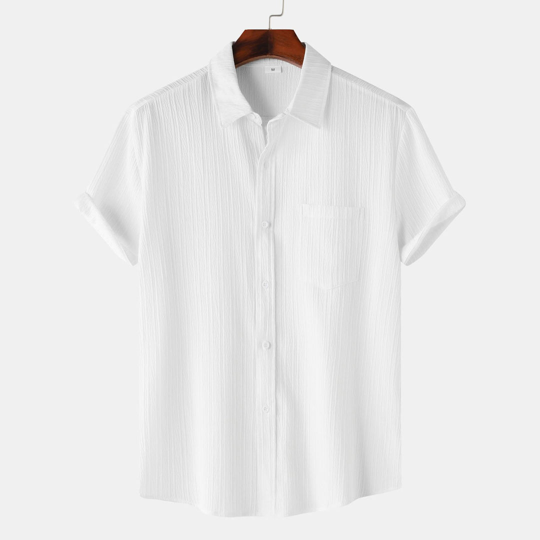 Ethan | Slim Fit Kortärmad Poloshirt För Varmt Väder 8