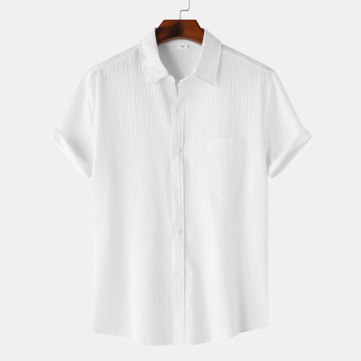 Ethan | Slim Fit Kortärmad Poloshirt För Varmt Väder 8