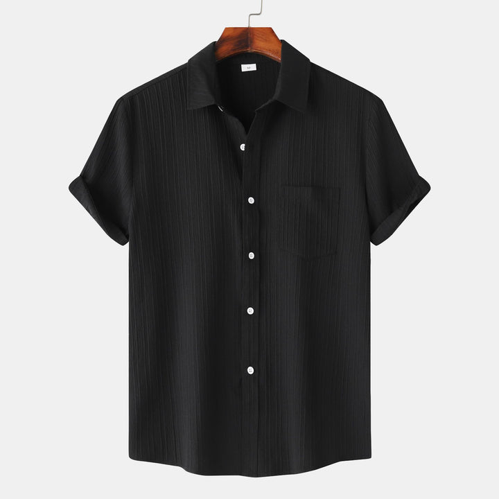 Ethan | Slim Fit Kortärmad Poloshirt För Varmt Väder 9