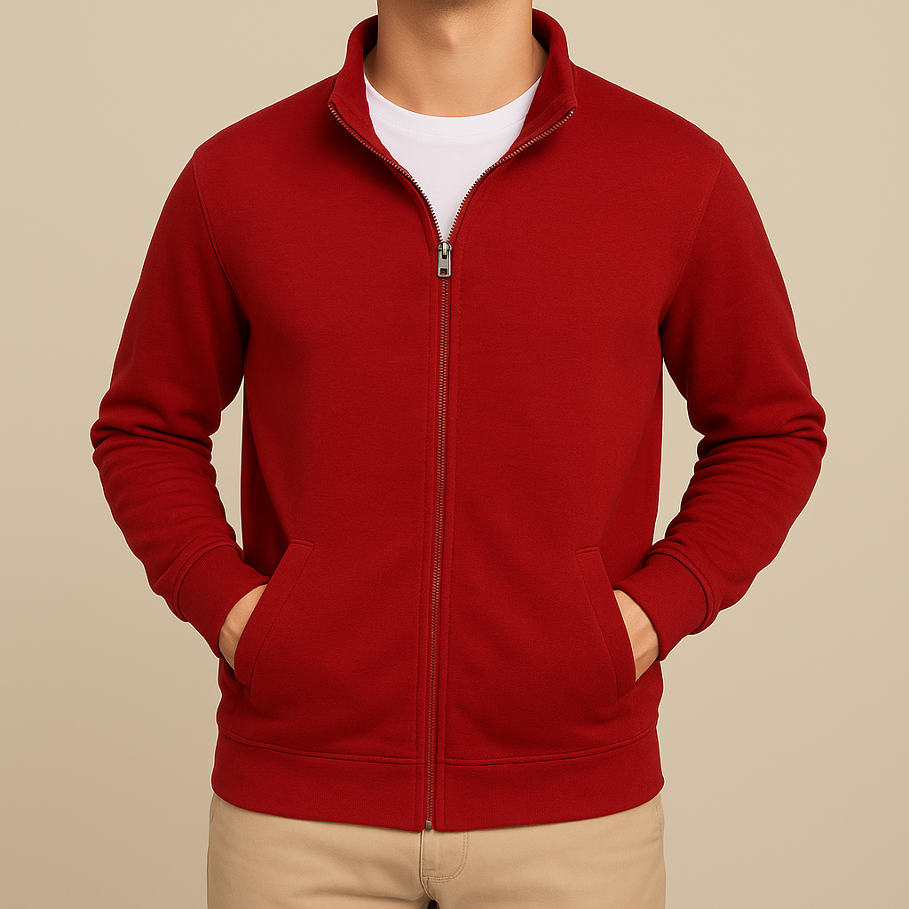 Ethan | Slim Fit Långärmad Zip-Cardigan för Vardagsanvändning 4