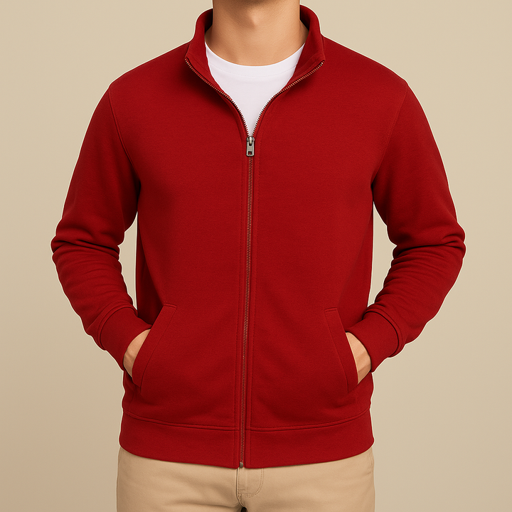 Ethan | Slim Fit Långärmad Zip-Cardigan för Vardagsanvändning 4