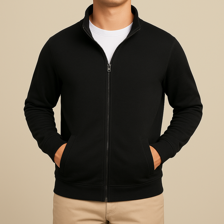 Ethan | Slim Fit Långärmad Zip-Cardigan för Vardagsanvändning 5