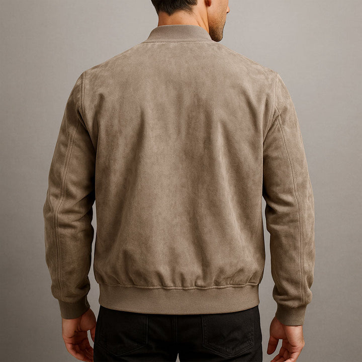 Ethan | Slim Fit Minimalistisk Herrjacka med Bomberdesign 4