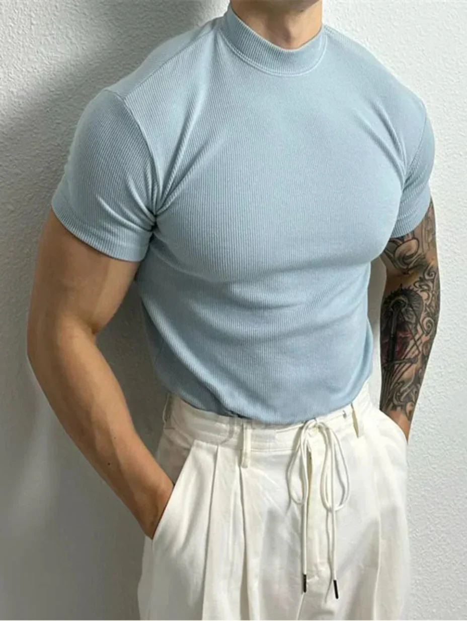 Ethan | Slim Fit Snabbtorkande Träningströja Herr 0