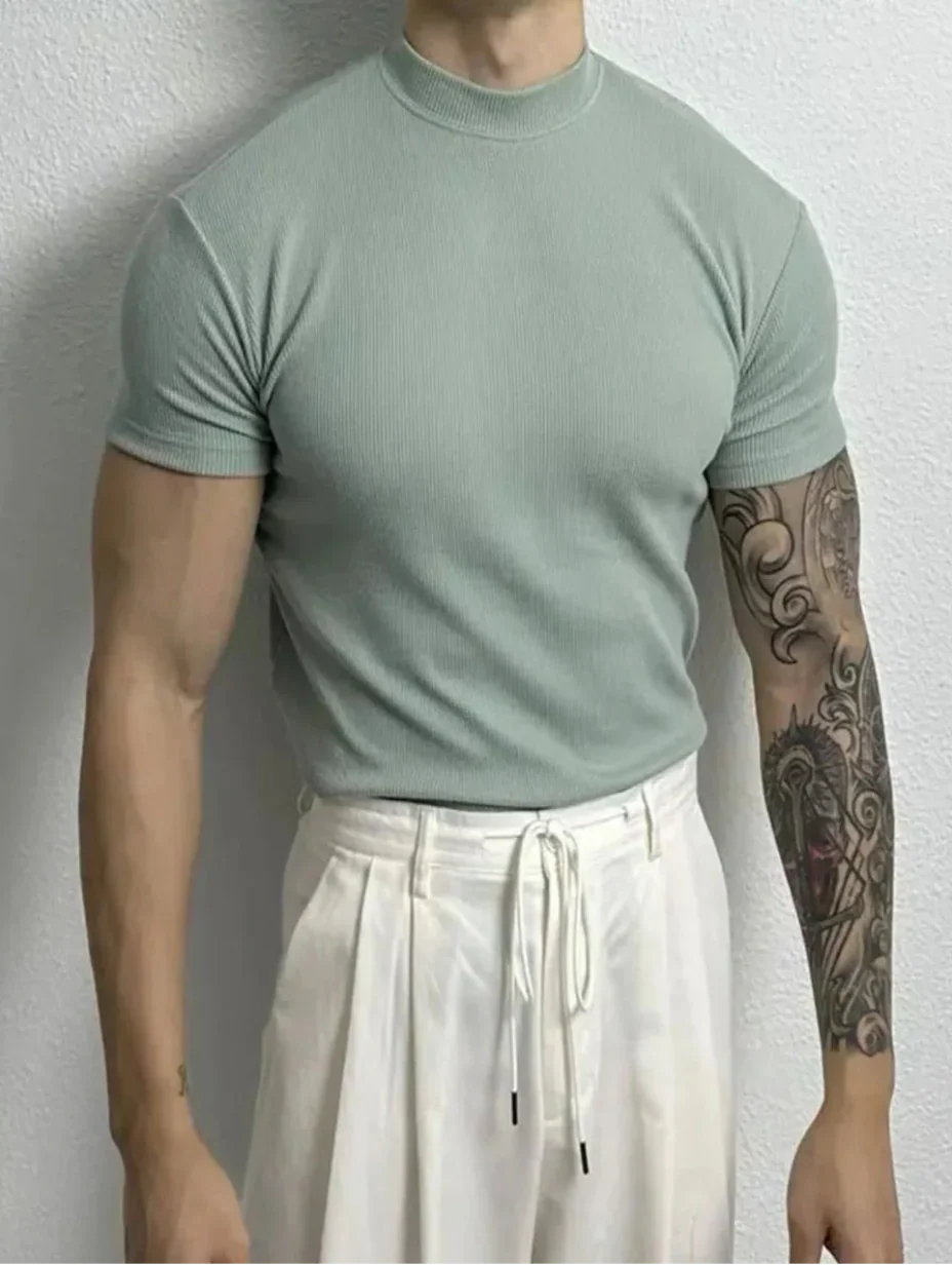 Ethan | Slim Fit Snabbtorkande Träningströja Herr 6