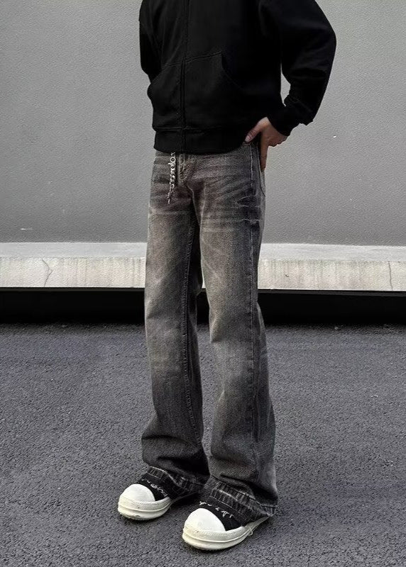 Ethan | Slim Fit Svarta Herrjeans Med Raka Ben 0