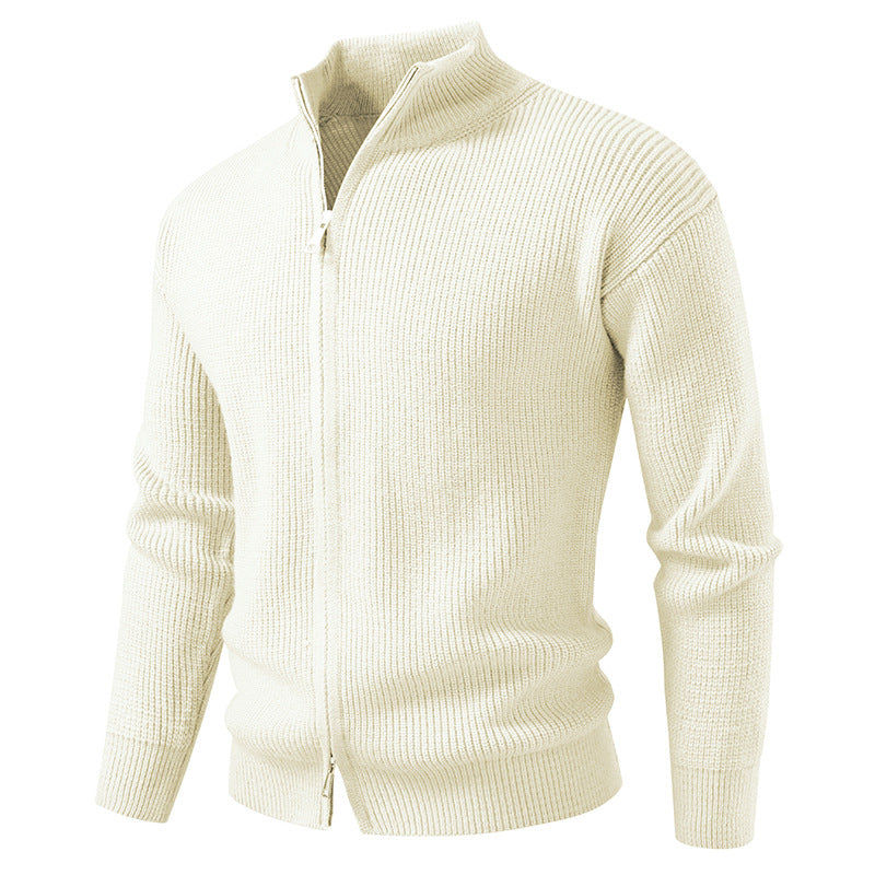 Ethan | Slim Fit Vår Cardigan med Dragkedja 0