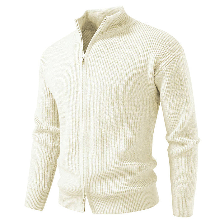 Ethan | Slim Fit Vår Cardigan med Dragkedja 0