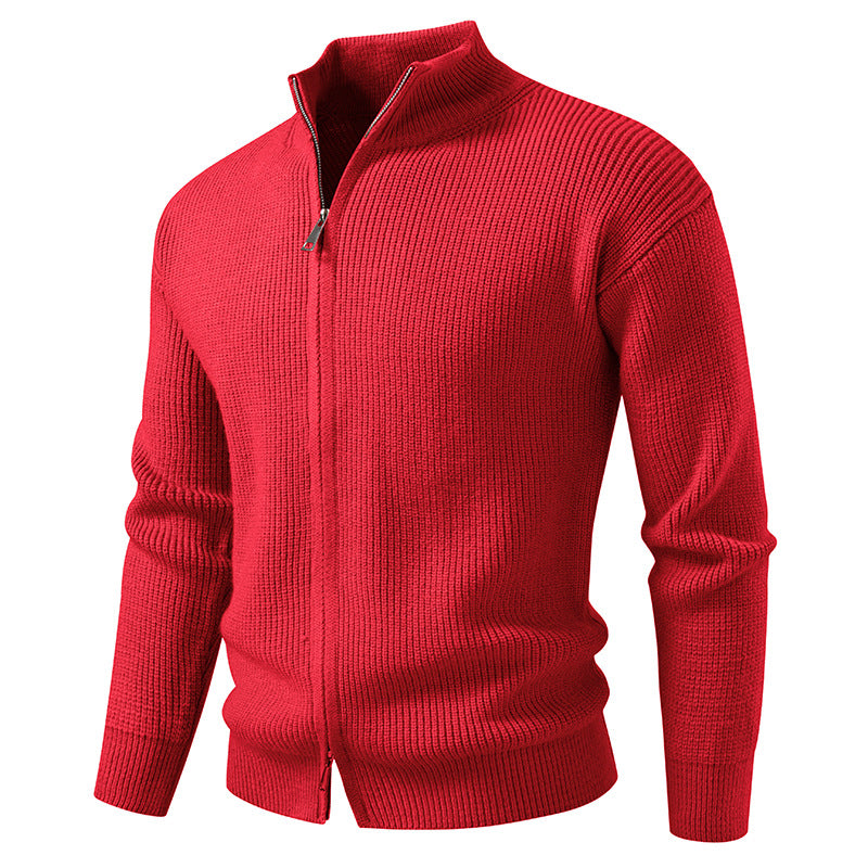 Ethan | Slim Fit Vår Cardigan med Dragkedja 7