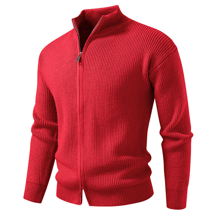 Ethan | Slim Fit Vår Cardigan med Dragkedja 7