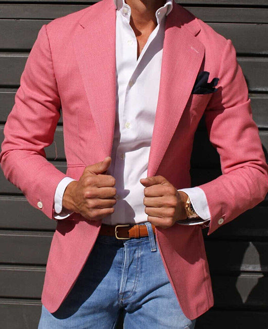 Ethan | Slim Fit Vårkavaj Med Vertikala Ränder 10
