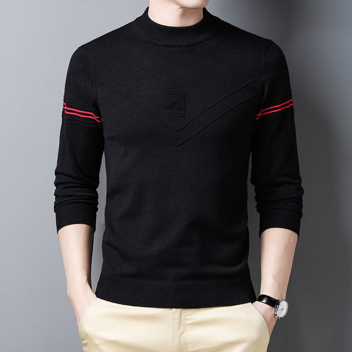 Ethan | Slim Fit Vintertröja med Rund Hals 0