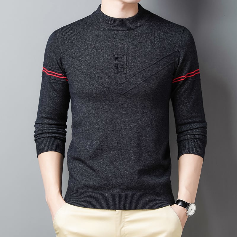 Ethan | Slim Fit Vintertröja med Rund Hals 1