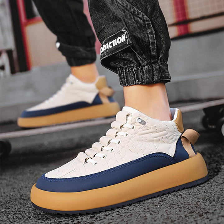Ethan | Snygga Herr Sneakers med Snörning och Tjock Gummisula 1