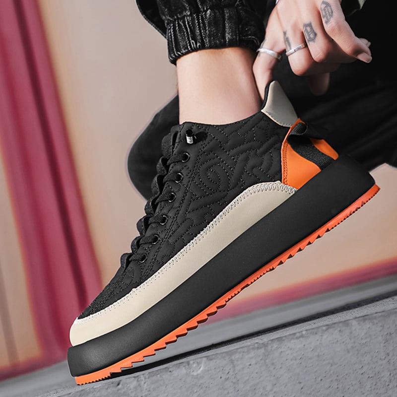 Ethan | Snygga Herr Sneakers med Snörning och Tjock Gummisula 3