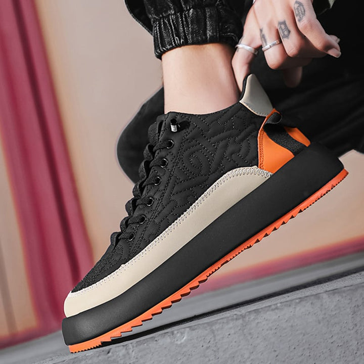 Ethan | Snygga Herr Sneakers med Snörning och Tjock Gummisula 3
