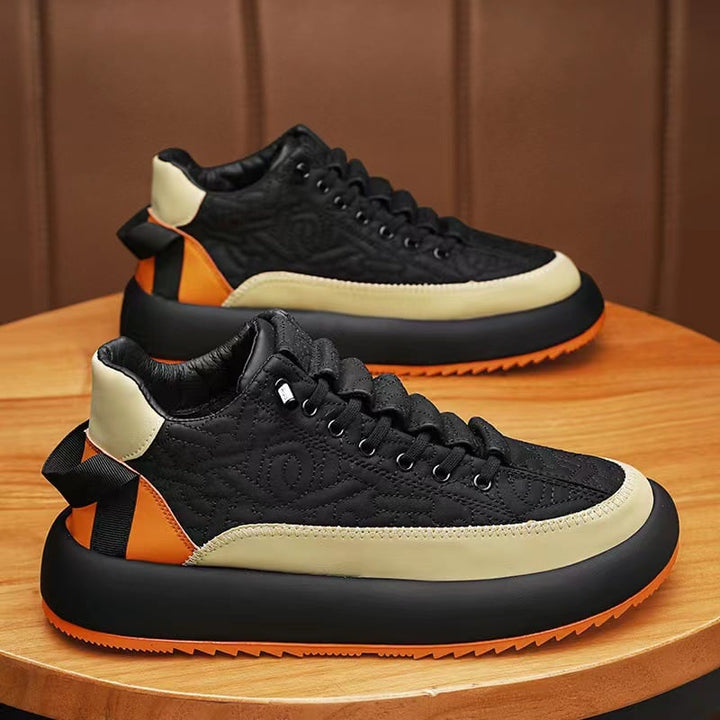 Ethan | Snygga Herr Sneakers med Snörning och Tjock Gummisula 6
