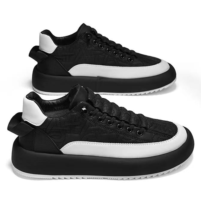 Ethan | Snygga Herr Sneakers med Snörning och Tjock Gummisula 7