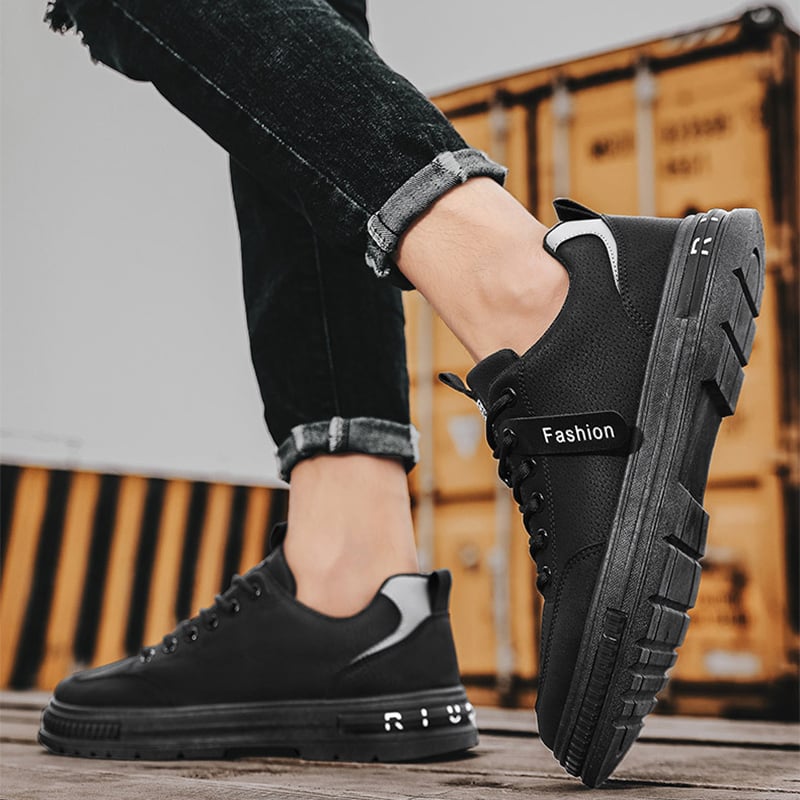 Ethan | Snygga Låga Herrsneakers Med Snörning och Rund Tå 6