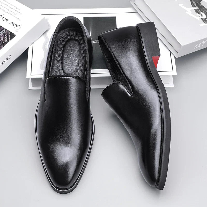 Ethan | Stiliga Vadderade Herrloafers i Konstläder 0