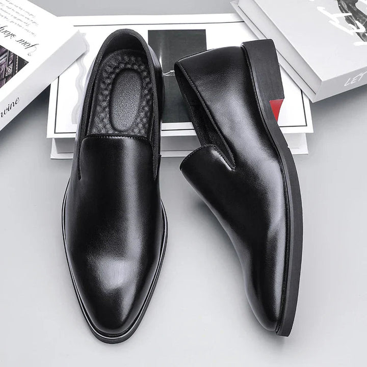 Ethan | Stiliga Vadderade Herrloafers i Konstläder 0