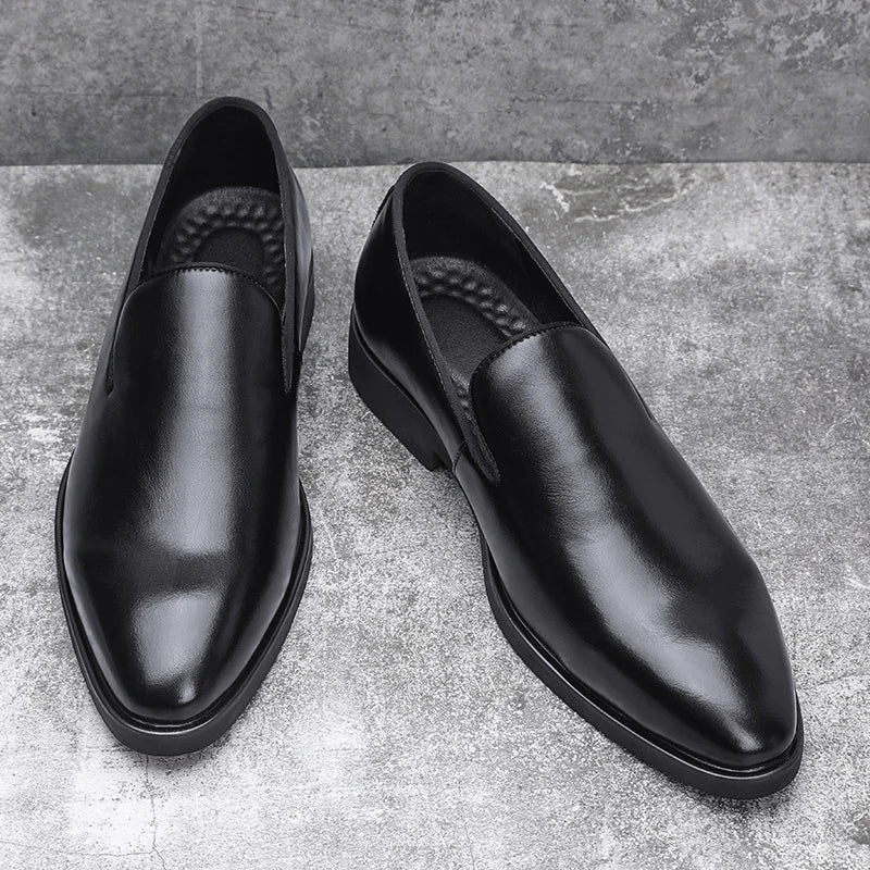 Ethan | Stiliga Vadderade Herrloafers i Konstläder 2