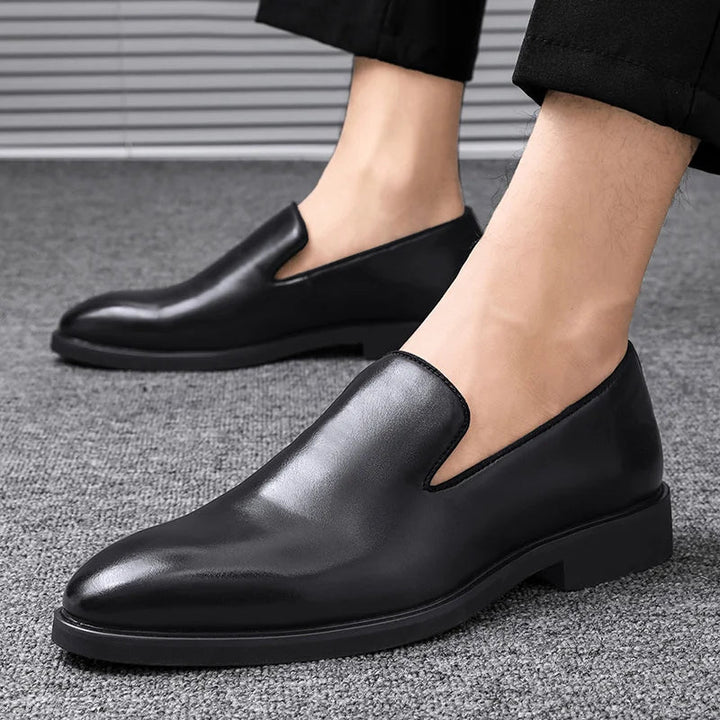 Ethan | Stiliga Vadderade Herrloafers i Konstläder 6