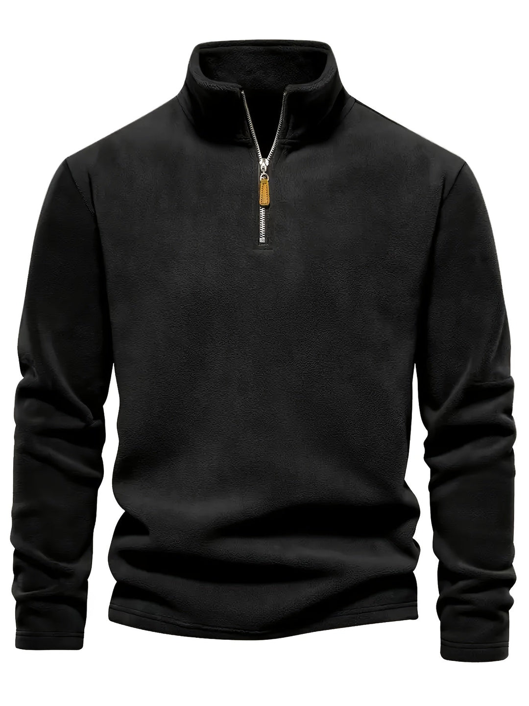 Ethan | Stilren Halv-Zip Tröja med Ståkrage och Långa Ärmar 2