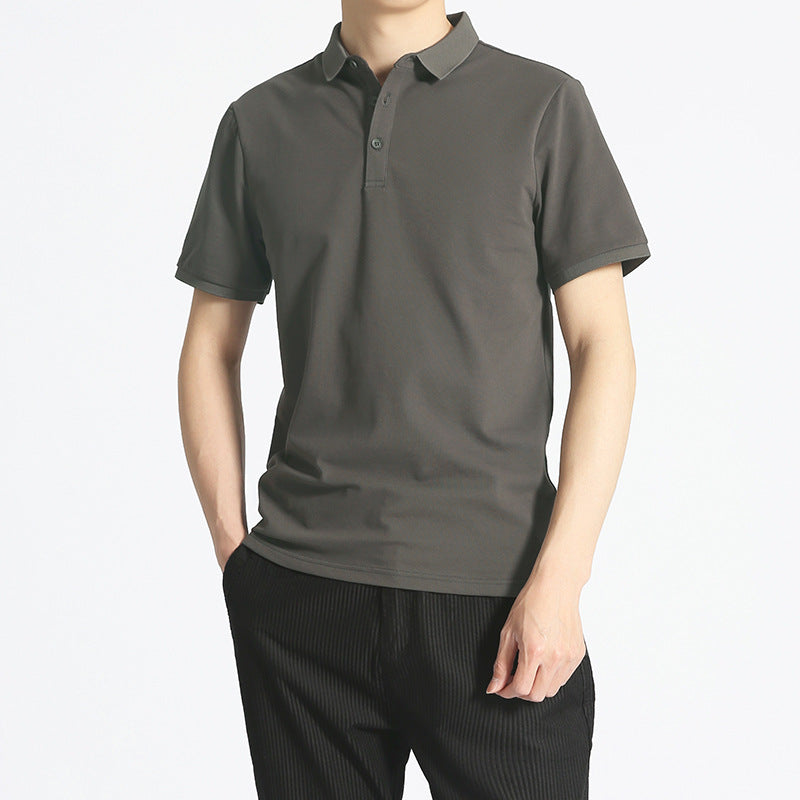 Ethan | Stilren Kortärmad T-Shirt med Krage 4