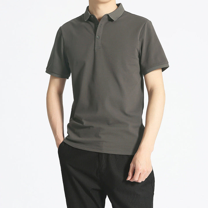 Ethan | Stilren Kortärmad T-Shirt med Krage 4
