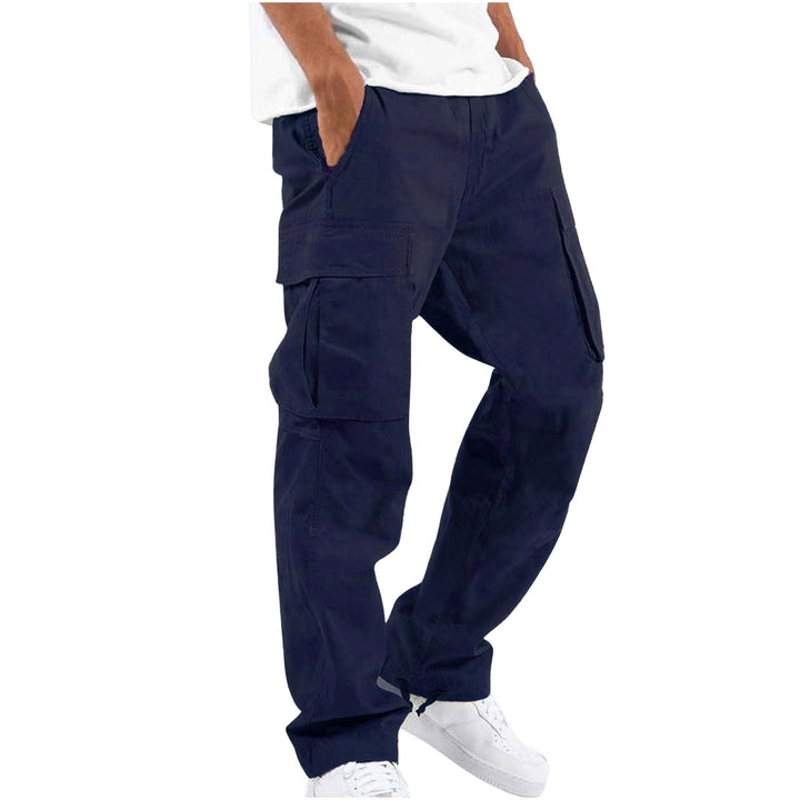 Ethan | Stretchiga Cargobyxor med Flera Fickor 1