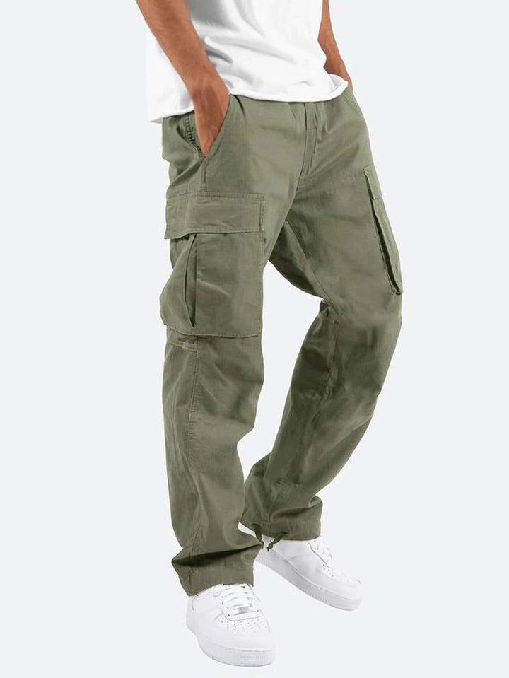 Ethan | Stretchiga Cargobyxor med Flera Fickor 2