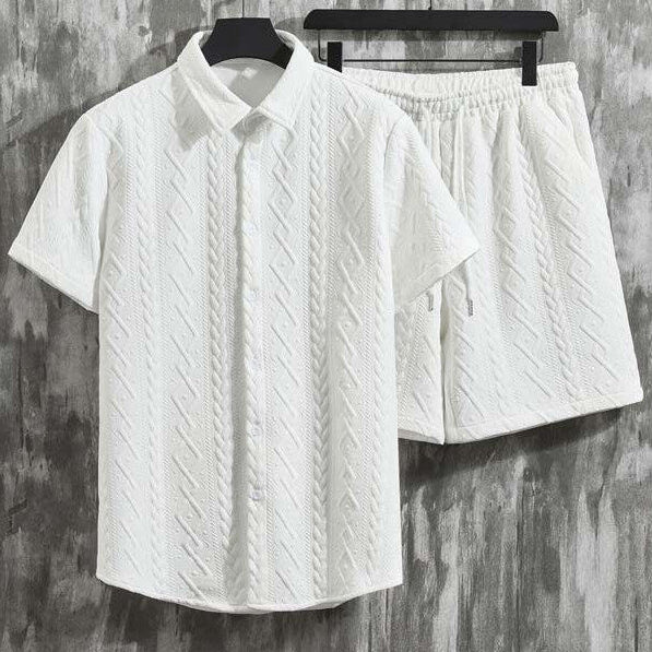 Ethan | Stylish Spring Two-Piece Set with Diamond Pattern 0