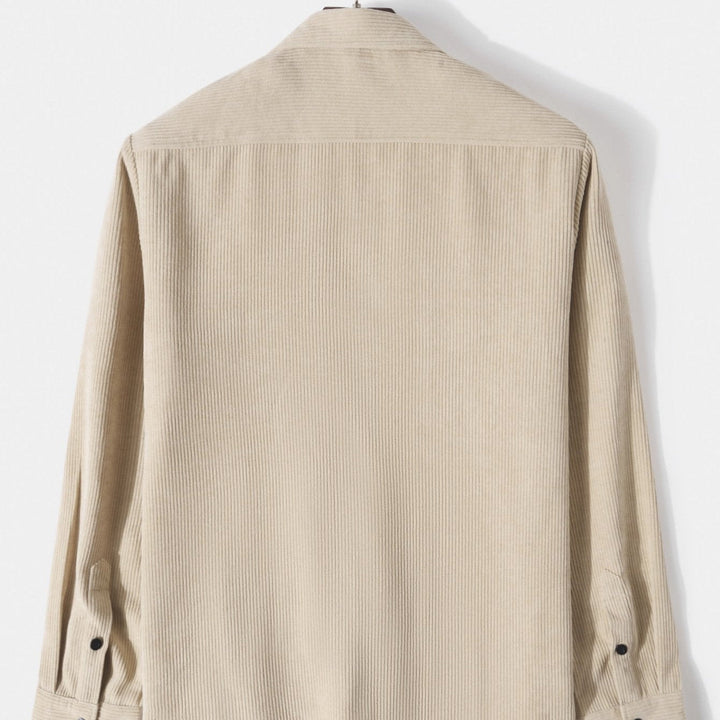 Ethan | Textured Long Sleeve Shirt with Button Details 5