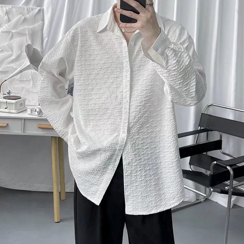 Ethan | Trendig Långärmad Kofta med Jacquarddesign för Vår och Höst 3