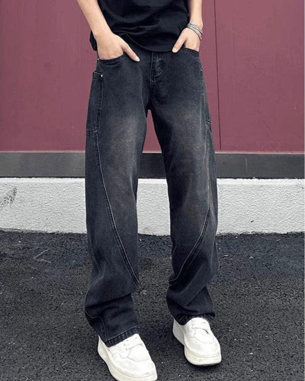 Ethan | Trendiga Raka Ben Jeans Herr med Balanserad Passform 0