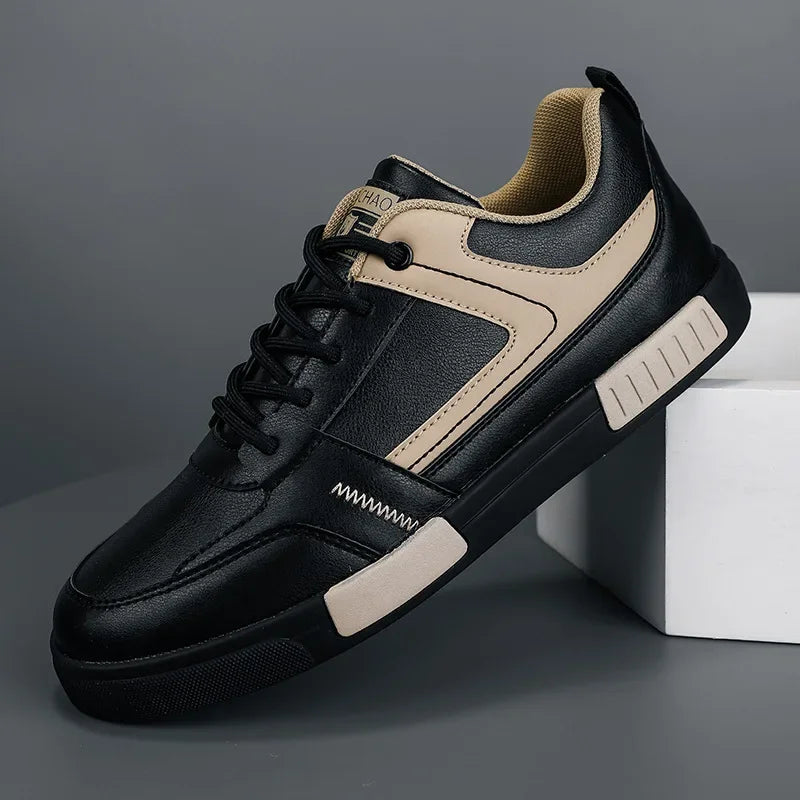 Ethan | Trendiga Tvåfärgade Sneakers Med Upphöjd Sula 1