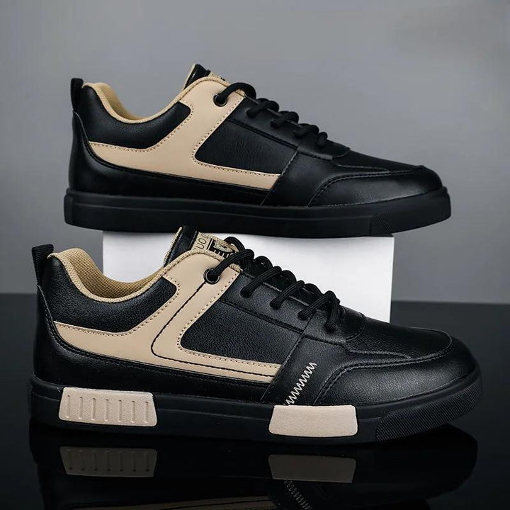 Ethan | Trendiga Tvåfärgade Sneakers Med Upphöjd Sula 4