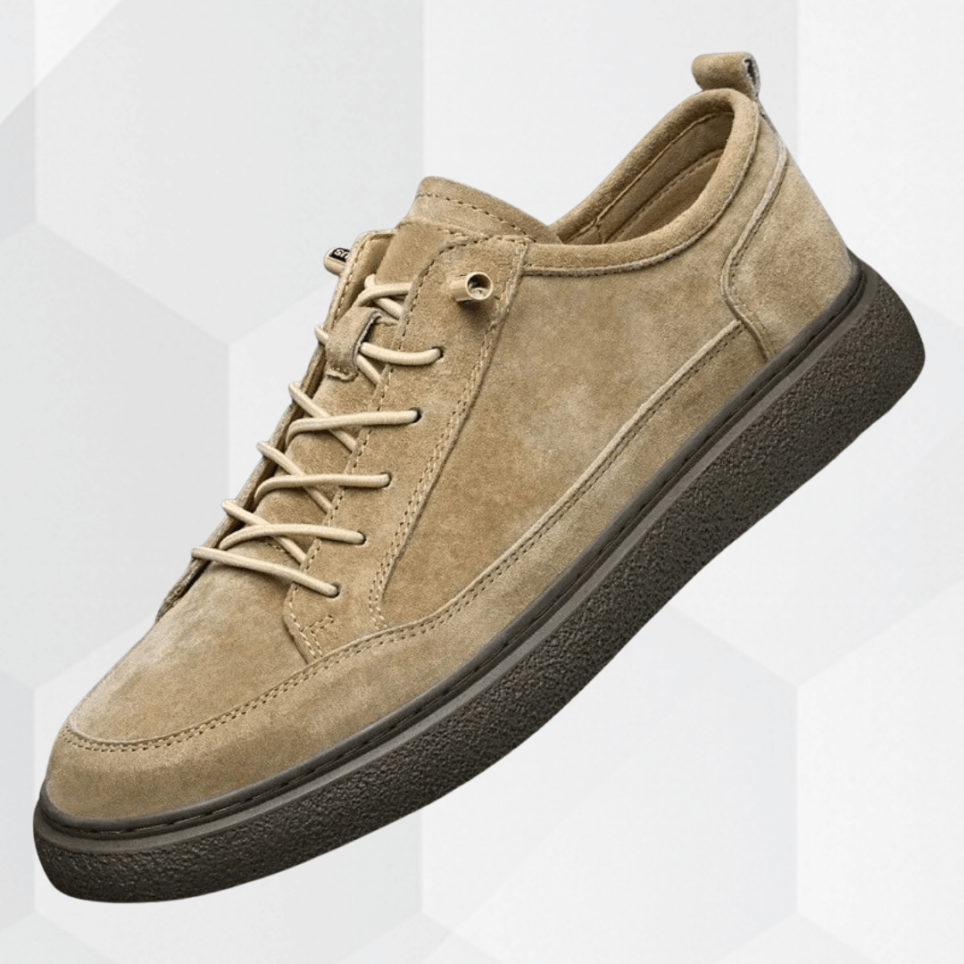 Ethan | Vadderade Herr Sneakers med Mocka-Look och Gummisula 4