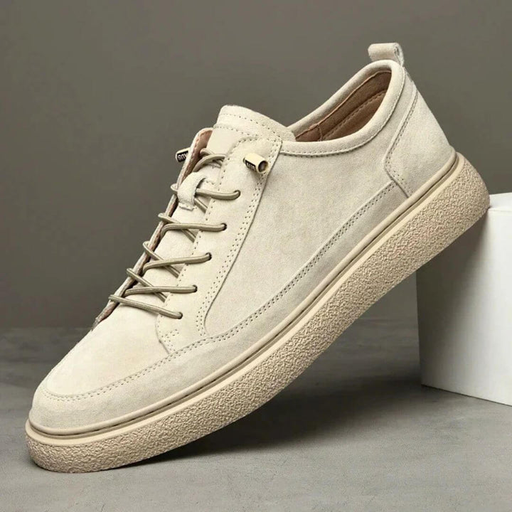 Ethan | Vadderade Herr Sneakers med Mocka-Look och Gummisula 5