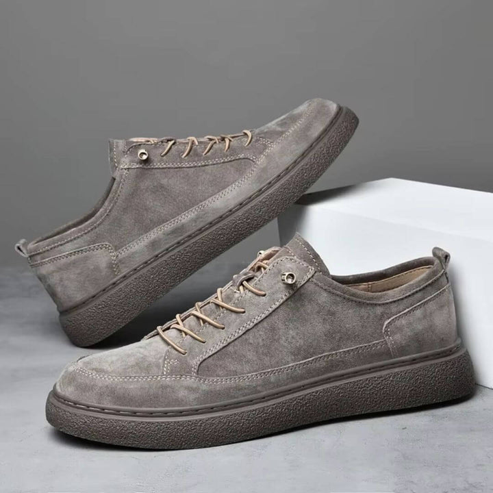 Ethan | Vadderade Herr Sneakers med Mocka-Look och Gummisula 7